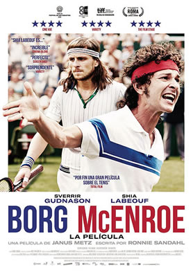 Borg McEnroe. La película Borg McEnroe. La película