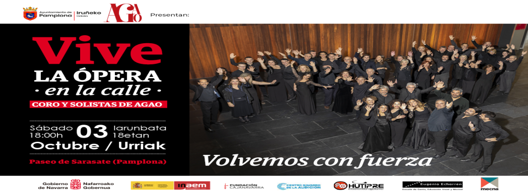 ¡Aplazado! Vive la ópera en la calle con AGAO