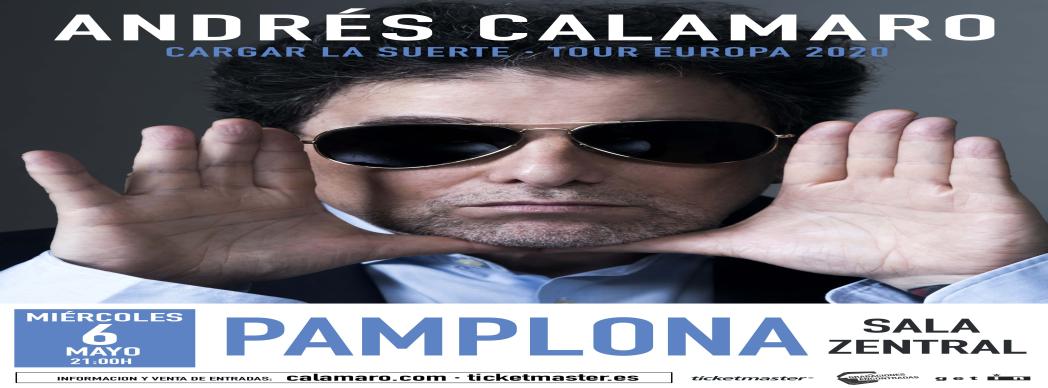 ¡Cancelado! Andrés Calamaro llega a Pamplona con su Tour "Cargar la suerte"