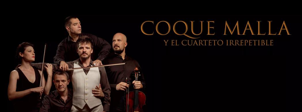 Coque Malla y el Cuarteto Irrepetible en concierto