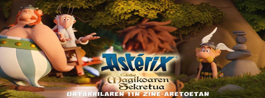 Cine al aire libre en Barañáin: "Asterix: edabe magikoaren sekretua" (euskera)