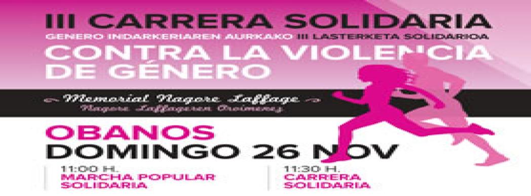 III Carrera solidaria contra la violencia de género