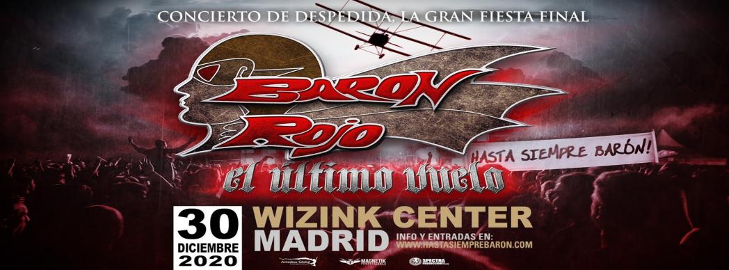 Barón Rojo: "Gira despedida 2020"