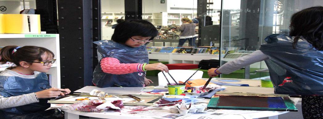 Talleres creativos en la Biblioteca San Pedro