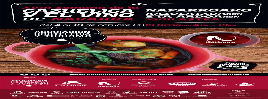 XVIII Semana de la Cazuelica y el Vino D.O. Navarra 2019