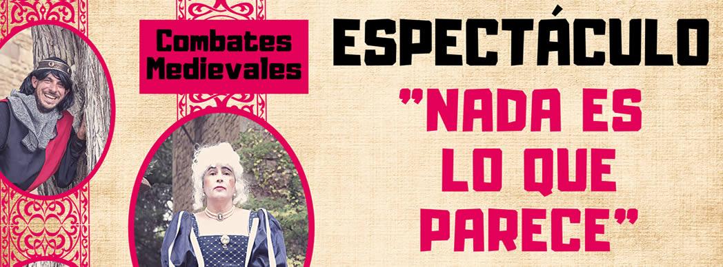 Espectáculo y comida medieval para familias: "Nada es lo que parece"