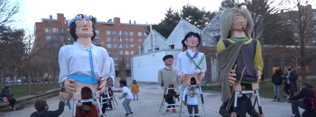 II Certamen (Mundial) de Baile de Gitantes Txikis en San Jorge - Sanduzelai