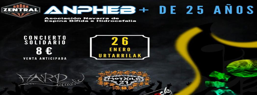 ANPHEB: Hard Acoustic, Motxila 21, Ciclonautas y Muxutrock