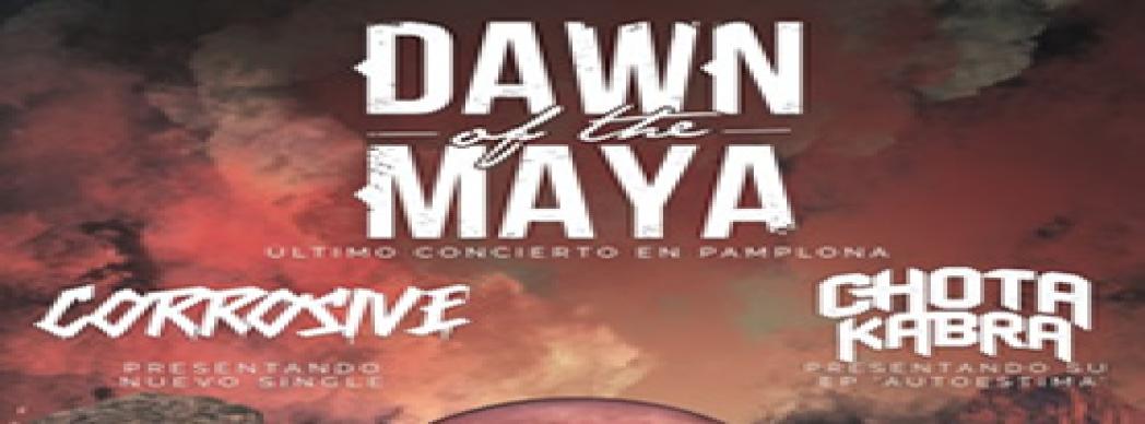 Último concierto de Dawn Of The Maya en Pamplona