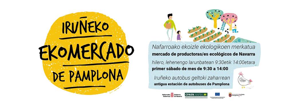 EKOmercado de Pamplona: Mercado de productoras/es ecológicos de Navarra