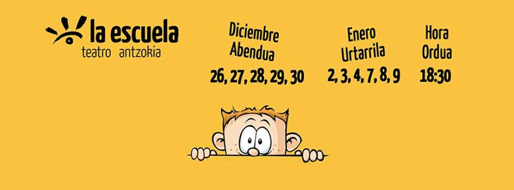 Teatro infantil: "El niño que se escondía dentro de una caja de galletas"