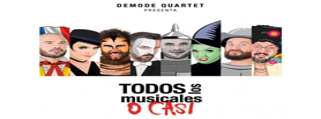 Demode Quartet presenta: "Todos los musicales o casi"