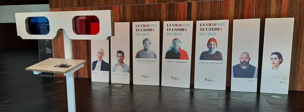 Exposición interactiva en Baluarte con motivo del Día Mundial Contra el Cáncer