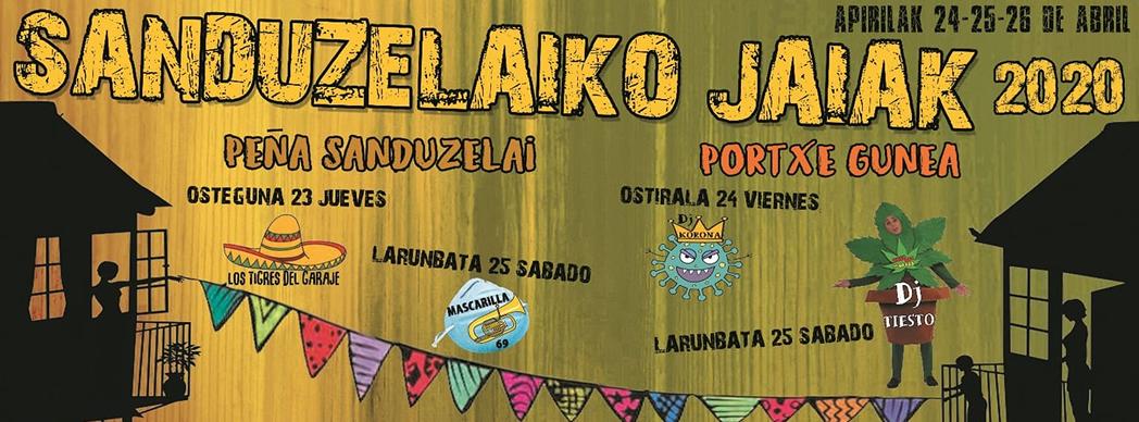 Sanduzelaiko Jaiak 2020: Programa Fiestas de San Jorge 2020 