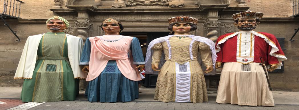Concentración de gigantes en Sangüesa