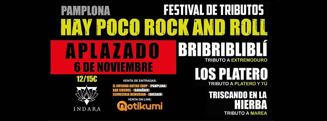 ¡Aplazado! Festival de tributos "Hay poco Rock and Roll"