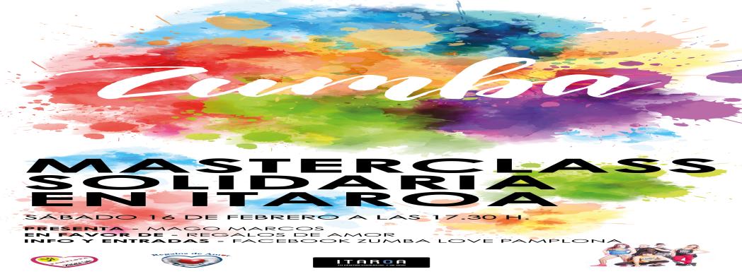 Masterclass solidaria de Zumba en Itaroa