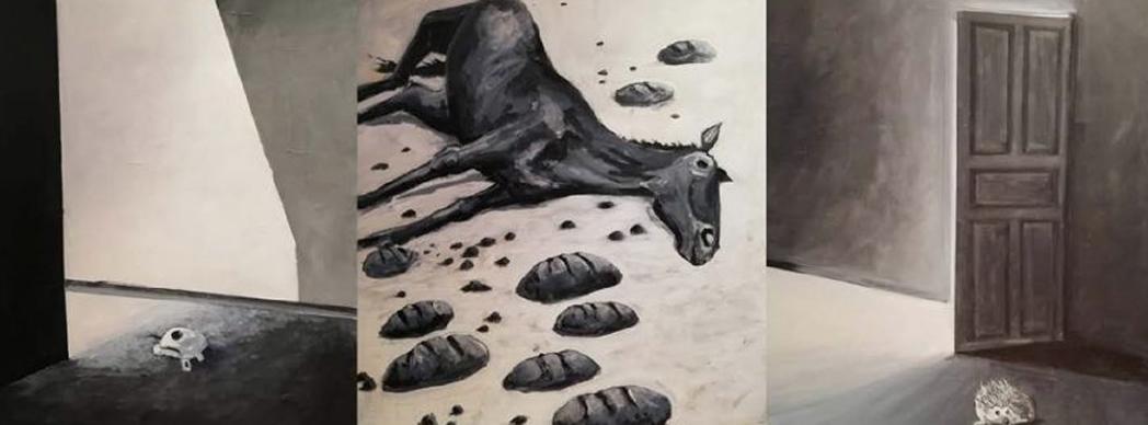 Exposición de Endika Basaguren: “Miedos, relinchos, mascarillas y pan negro”