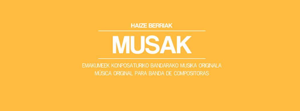 Haize Berriak Sakanako Banda homenajea a la mujer con "Musak"