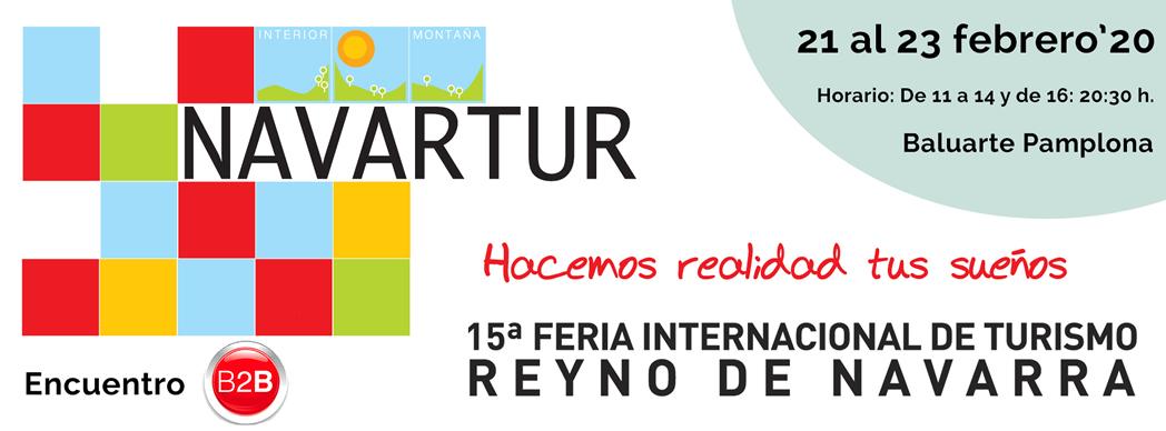 Navartur 2020: 15ª Feria Internacional de Turismo Reyno de Navarra
