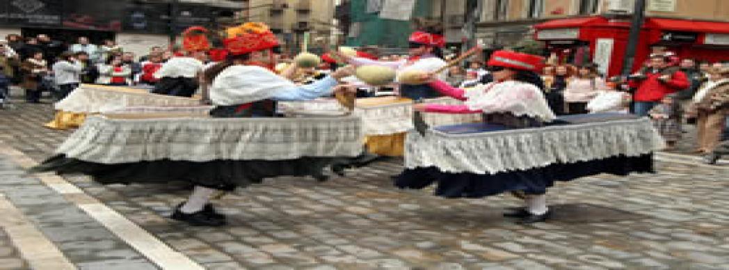 Carnaval de Pamplona y quema de Mari Trapu 2018