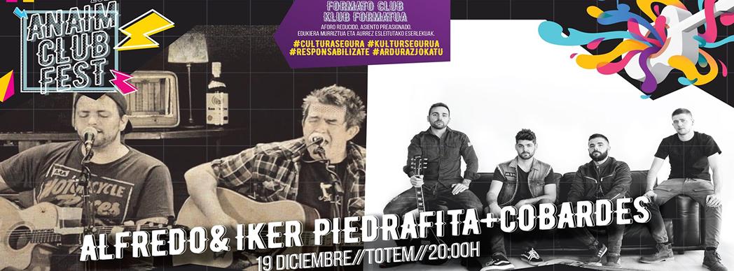 Concierto Alfredo & Iker Piedrafita + Cobardes