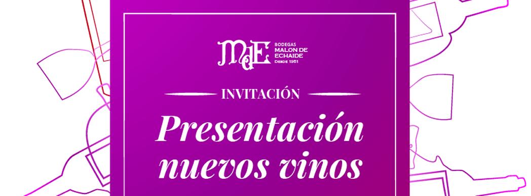 Presentación vinos Malón de Echaide