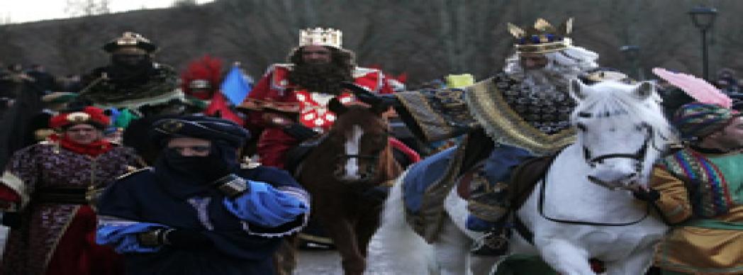 Cabalgata de los Reyes Magos en Burlada 2017