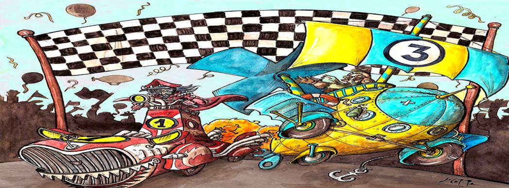 Teatro de calle: "Rum Rum... Trasto Karts"