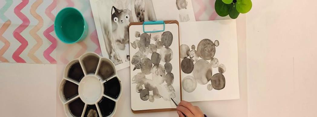 Taller creativo infantil en euskera: "Tinta txinatarra eta efektuaka"