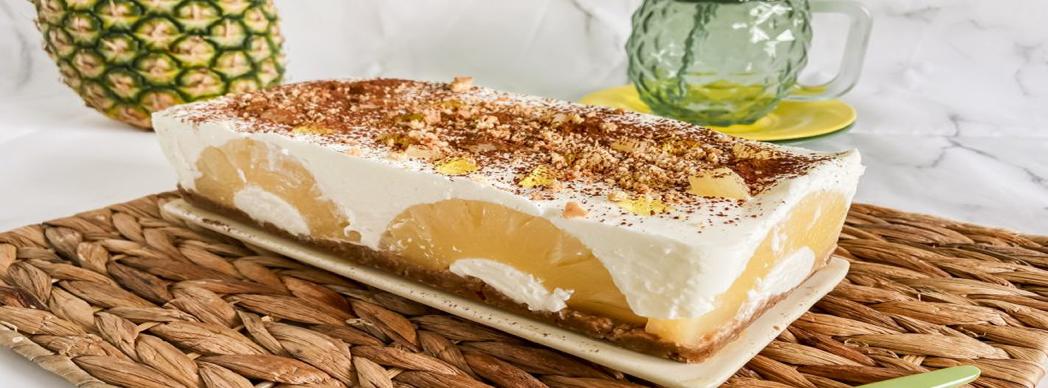 Diviértete cocinando en familia: Tarta mousse de piña