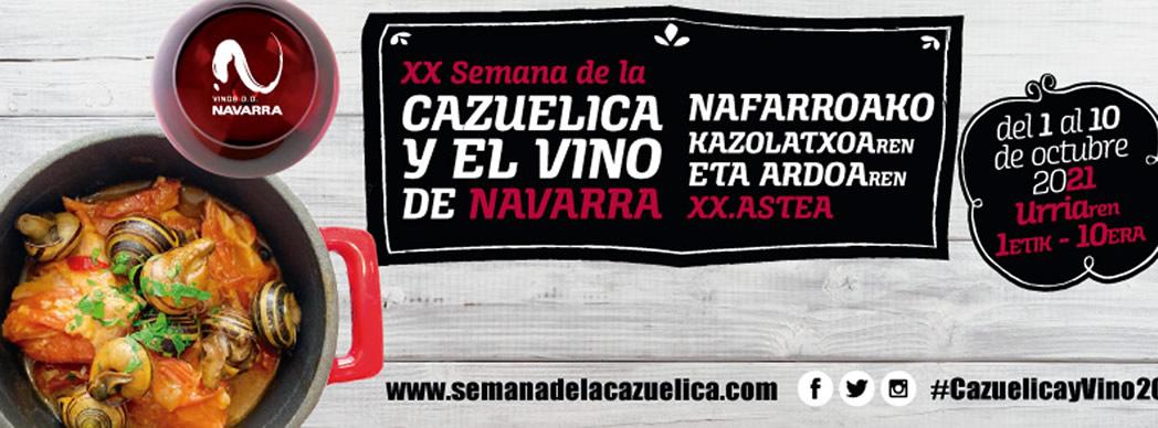 XX Semana de la Cazuelica y el Vino de Navarra 2021