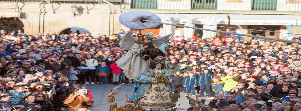 La bajada del Ángel en Tudela 2022