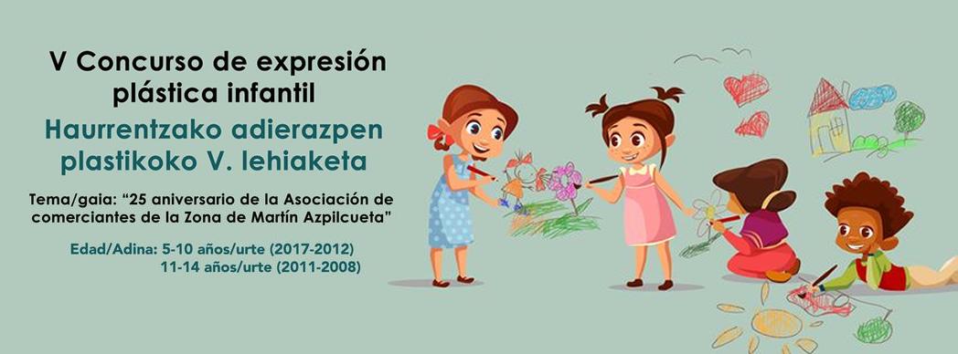 V Concurso de expresión plástica infantil Martín Azpilicueta