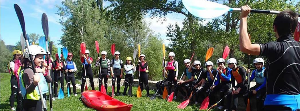 Actividad de Kayak en Pamplona