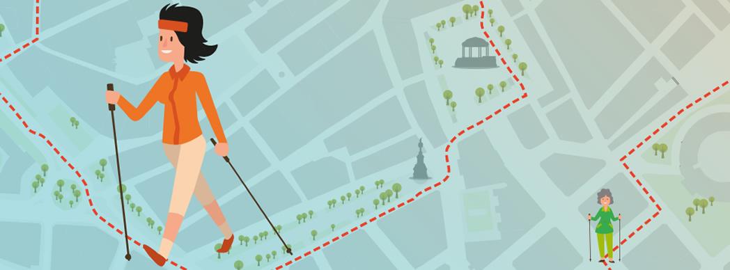 Iniciación a la Marcha Nórdica por Pamplona y alrededores