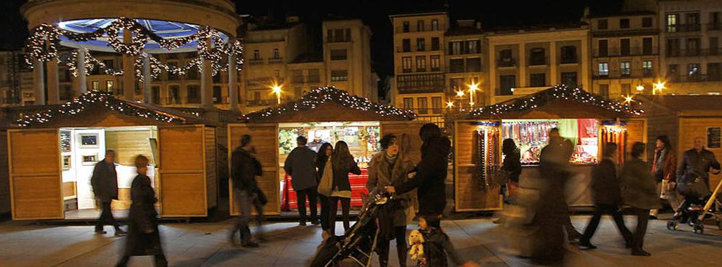 Feria de Navidad en la Plaza del Castillo