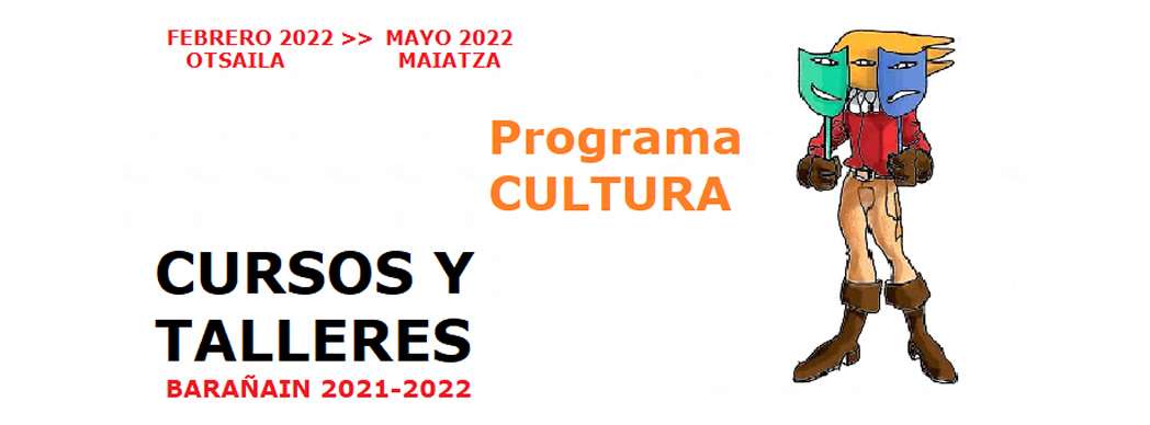 Inscripciones cursos enero Casa de Cultura de Barañáin