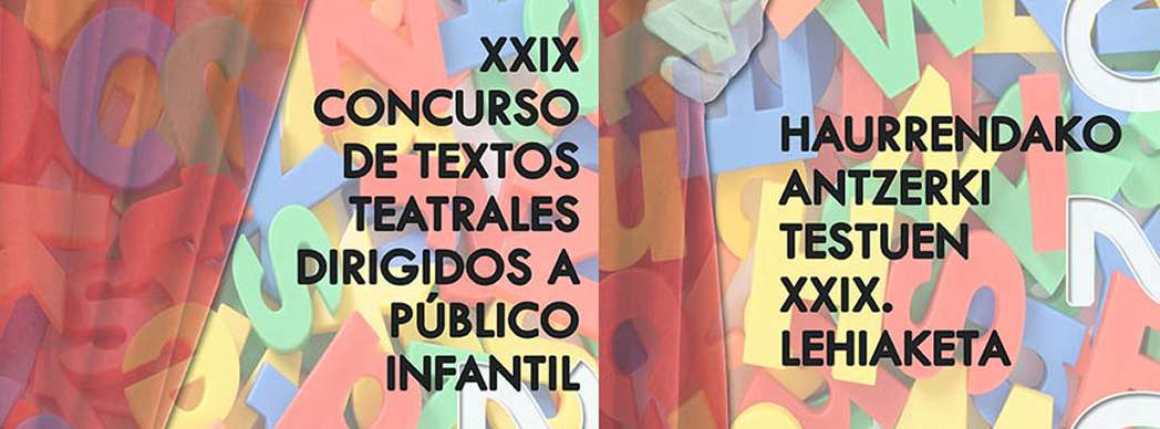 XXIX Concurso de textos teatrales dirigidos a público infantil
