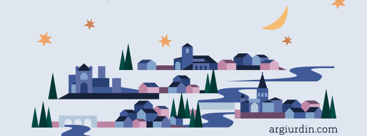 ArgiUrdin, la luz azul del invierno