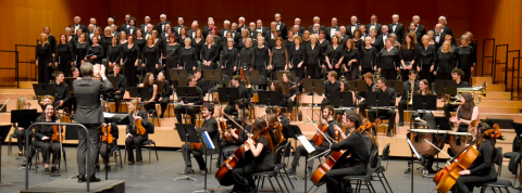 Coro sinfónico de FCNAE y Joven Orquesta de Soria